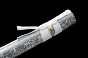 Weißes Katana-Schwert – Katana für Sammler und Dekoration, Premium-Qualität