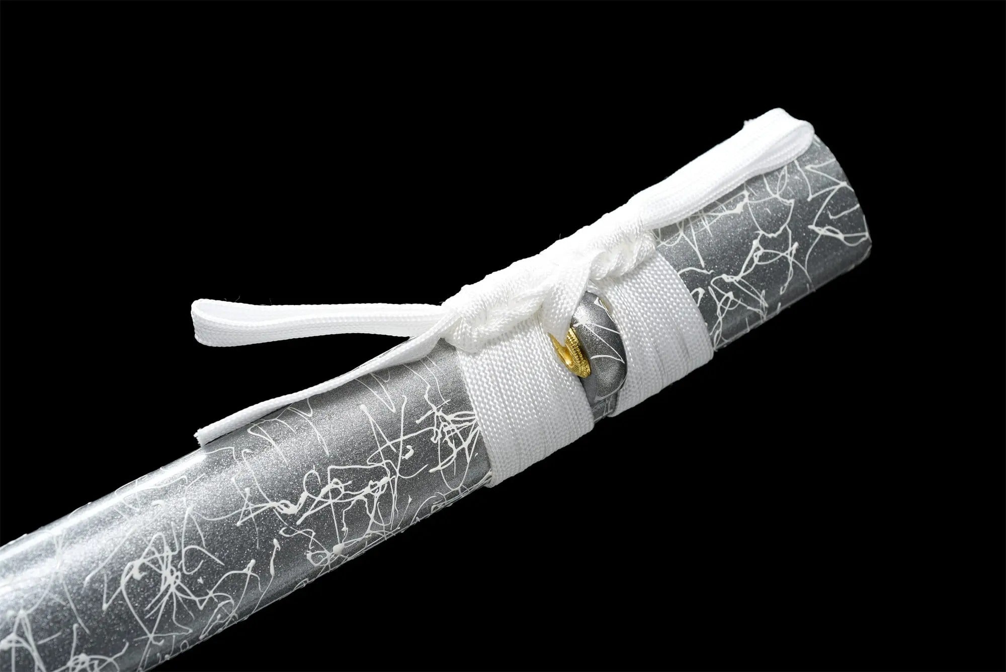 Weißes Katana-Schwert – Katana für Sammler und Dekoration, Premium-Qualität