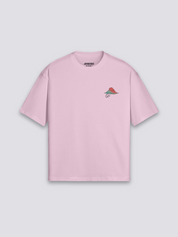 Retro-japanisches T-Shirt mit Samurai-Frosch am Katana, Vintage-Yokai-Druck, oversize Baumwolle, Rückenansicht Farbvariante