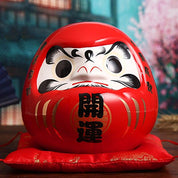 Riesen-Daruma Spardose Rot Bordeaux Wahlen – Daruma, großformatiges Modell markanter Präsenz, Seitenansicht