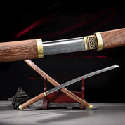 Katana-Schwert aus Holz – Katana im traditionellen japanischen Stil für Unisex