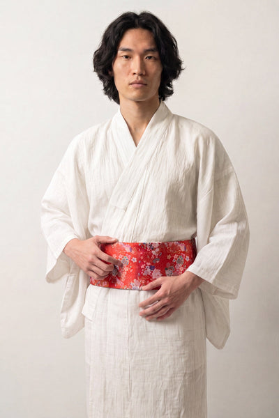 Roter Obi-Gürtel 'Shôchikubai'