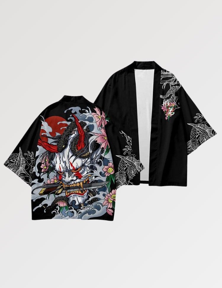 Samurai Haori 'Takeshido Oni' – japanisches Gewand, Kimono im japanischen Design