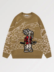 Samurai-Pullover 'Hakuya' – Pullover im japanischen Stil für Herren und Damen