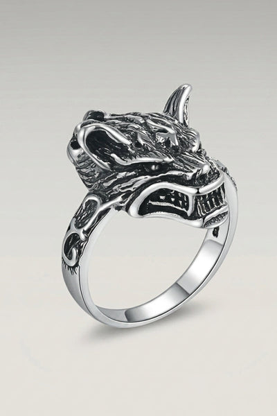 Silberner Wolfsring 'Matsue'