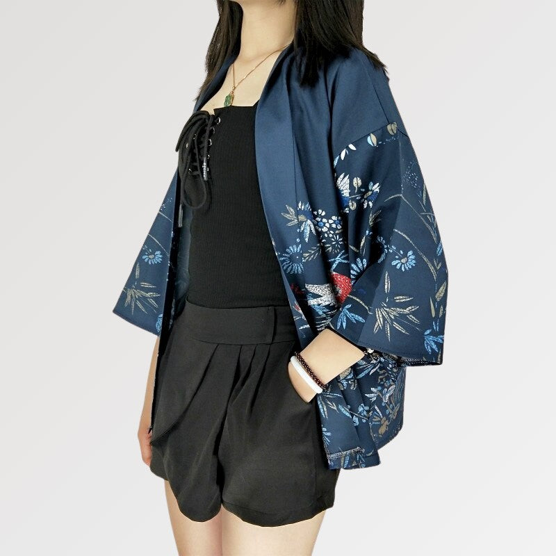 Seiden-Kimono-Jacke 'Soraka' – Kimono für traditionelle Anlässe, Premium-Qualität