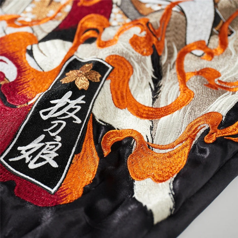 Kitsune-Sukajan 'Akuma no Hana' – Detailansicht 8