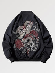 Bomberjacke Japan 'Classical Ryu' – Detailansicht 3