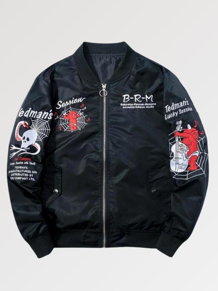 Japanische Dämonenjacke 'Devil Session' – Detailansicht 4