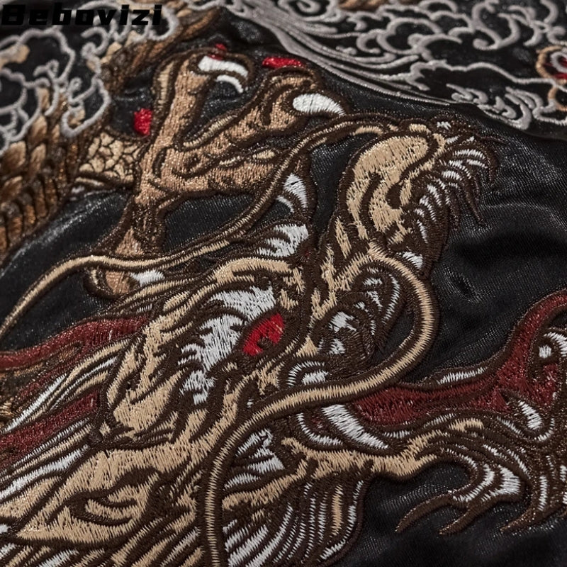 Schwarze Drachen-Sukajan 'Kuro Ryujin' – Detailansicht 5