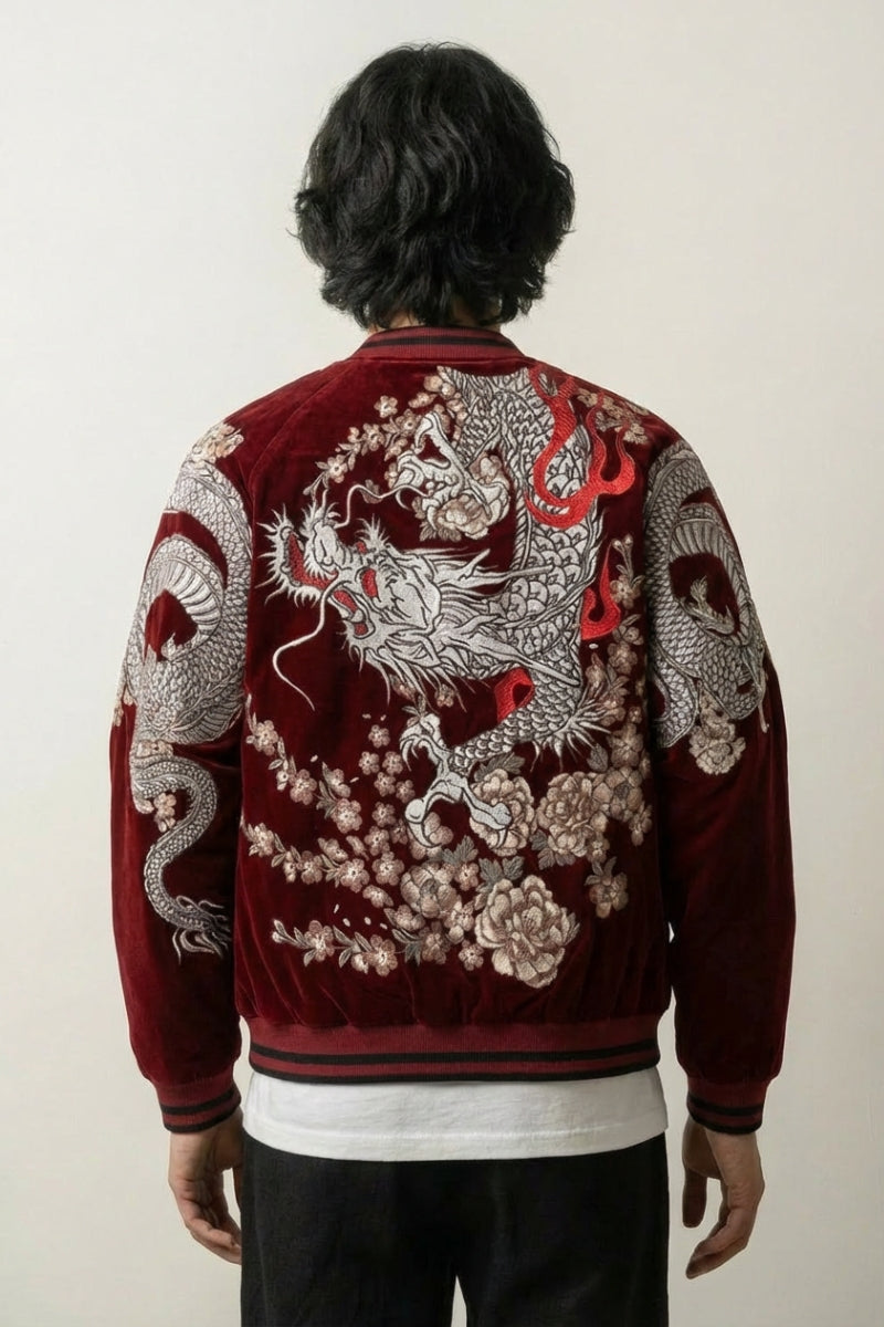 Sukajan-Souvenirjacke 'Ryu Bushido' – Detailansicht 2