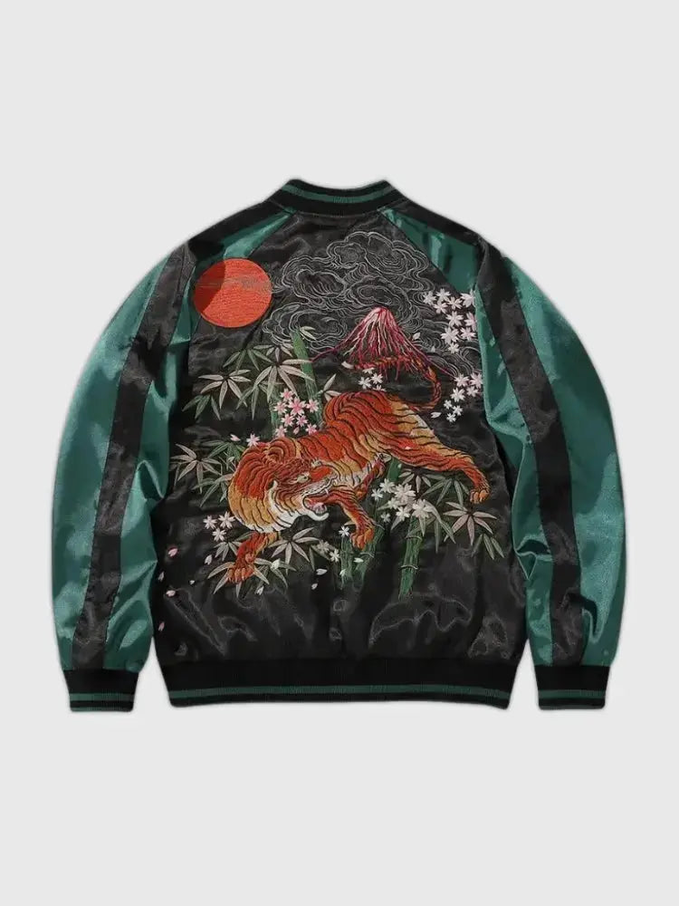 Sukajan-Jacke Tiger 'Seishin' – Detailansicht 3
