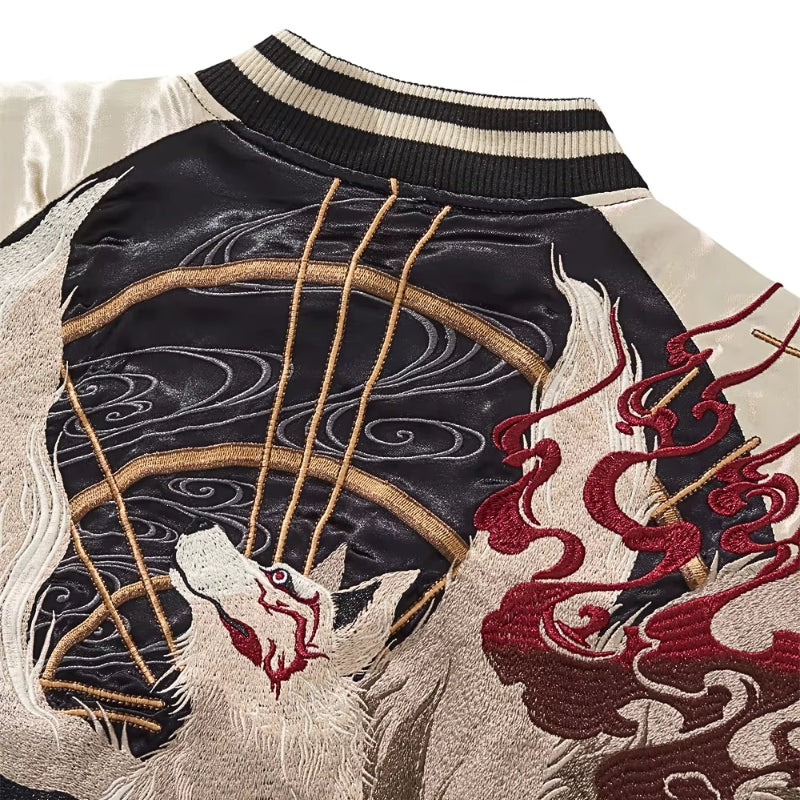 Bestickte Sukajan-Jacke 'Shirokage' – Detailansicht 9