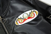 Japanische Bomberjacke für Herren 'Vintage Samurai' – Detailansicht 6