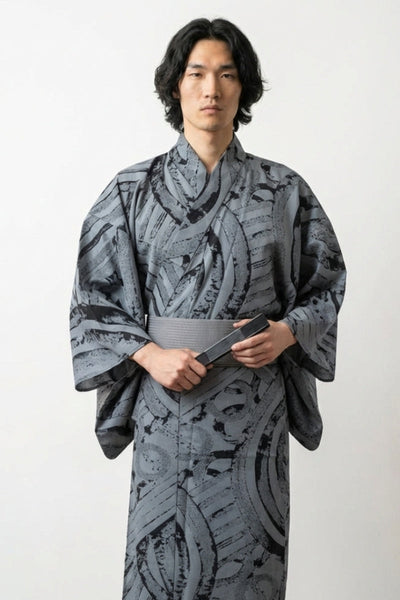 Sumi-e-Kimono für Herren 'Suibokuga'