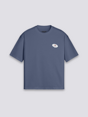 Sushi T-Shirt mit Lachs-Sushi-Schale und Stäbchen, japanischer Food-Druck, oversize Baumwolle, Rückenansicht Farbvariante