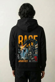 Drachen-Hoodie - アタック – Studioaufnahme Rückseite