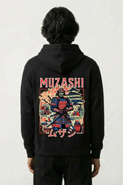 Alter japanischer Hoodie - うきよえ – Studioaufnahme Rückseite