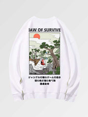 Japanischer Pullover 'Okigano' – Oversize, Sweatshirt im japanischen Design