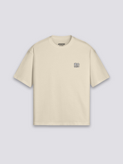 T-Shirt mit japanischem Aufdruck, Mönch und Bonsai, Zen-Tranquility-Druck, oversize Baumwolle, Vorderansicht Farbvariante