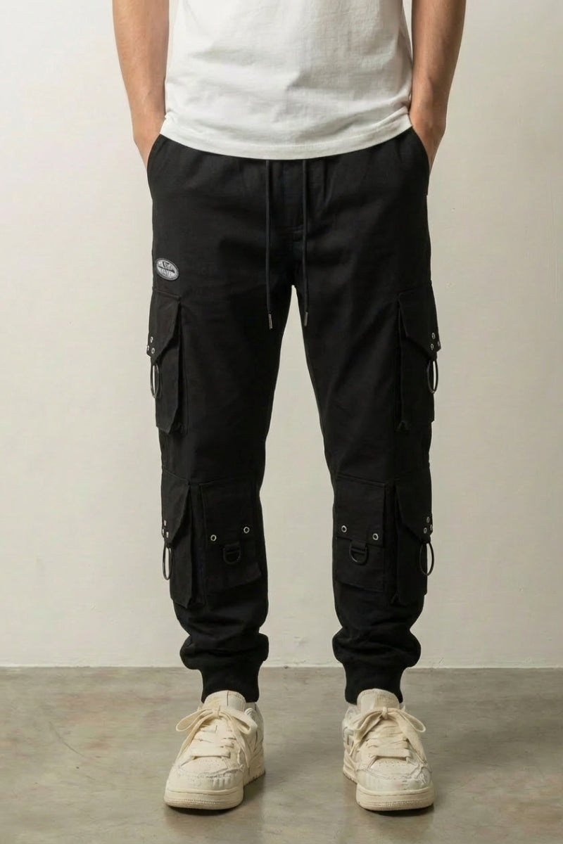 Techwear-Cargohose 'Kyoto Narita' – Streetwear-Hose Herren japanischer Stil, Vorderansicht