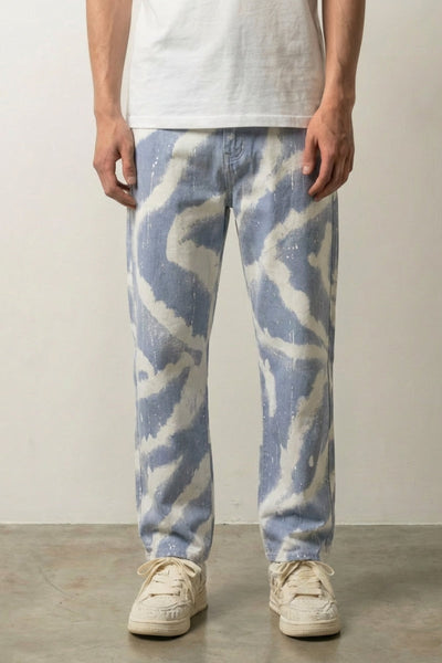 Tie Dye Jeans Herren 'Paisley'