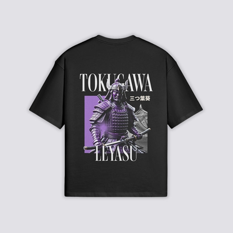 Tokugawa Ieyasu T-Shirt - 三つ葉葵 — Ansicht 2