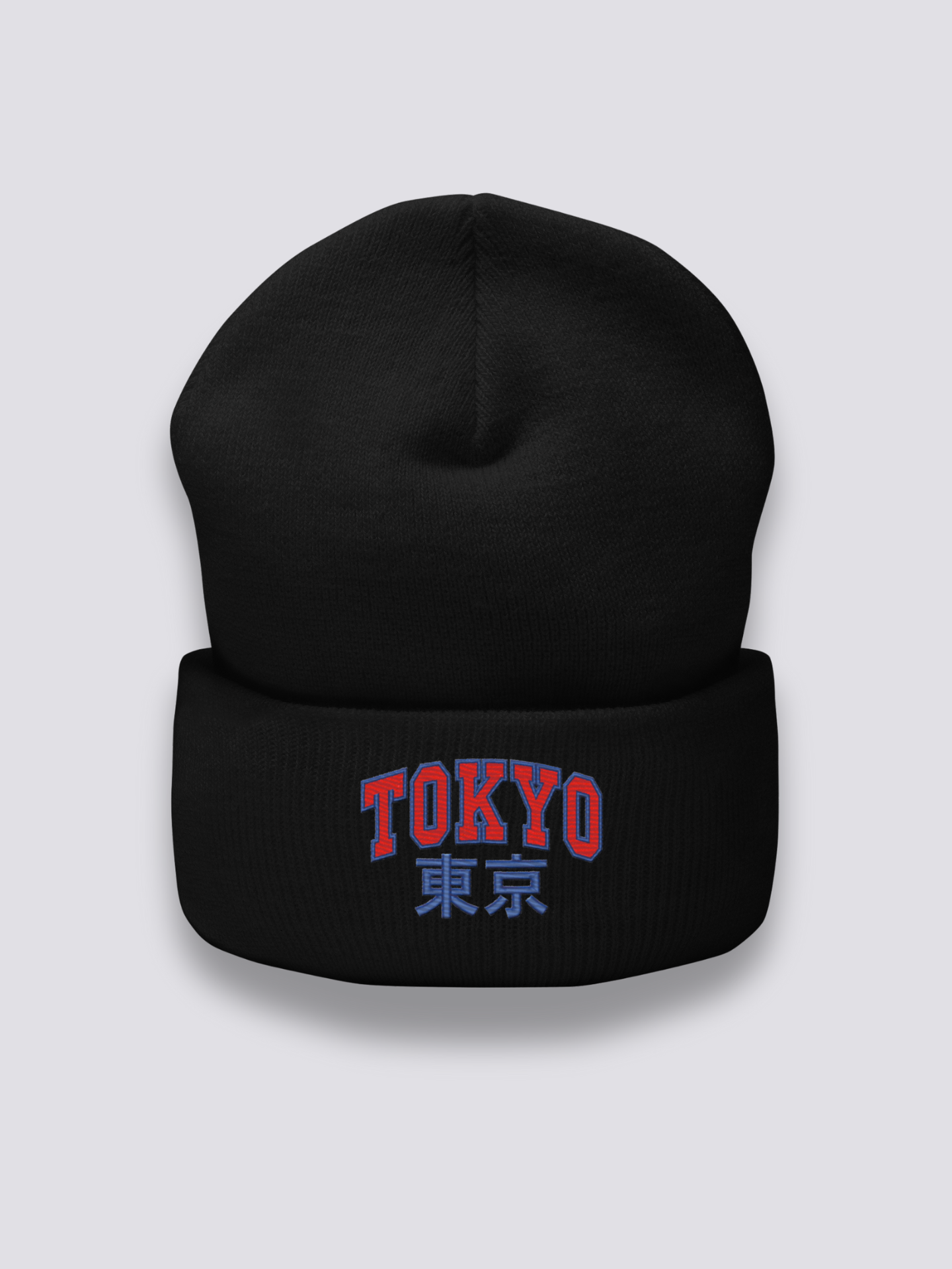 Tokyo Logo Beanie – Beanie, gesticktes Varsity-Tokyo-Logo, Seitenansicht