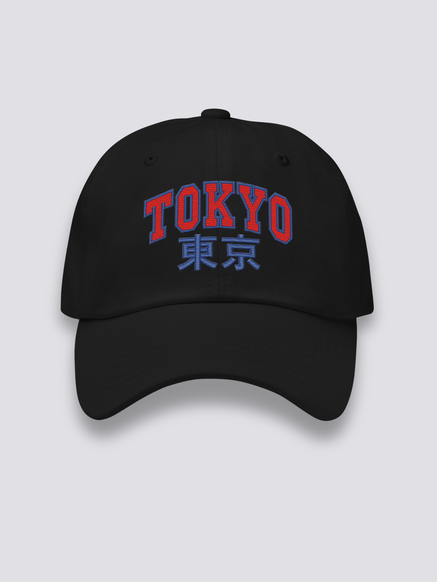 Tokyo Logo Cap – japanische Cap, gesticktes Varsity-Tokyo-Logo, Rückansicht