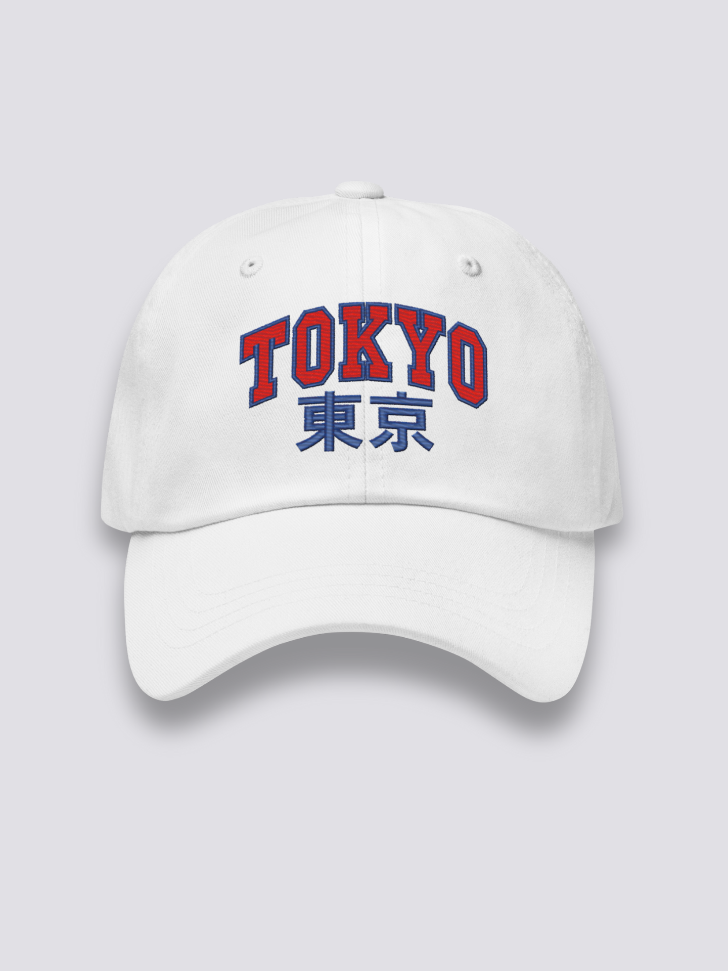 Tokyo Logo Cap – japanische Cap, gesticktes Varsity-Tokyo-Logo, Vorderansicht