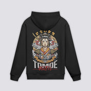 Tomoe Gozen Hoodie - 女武者 — Schwarz