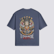 Tomoe Gozen T-Shirt - 巴御前 — Schiefergrau