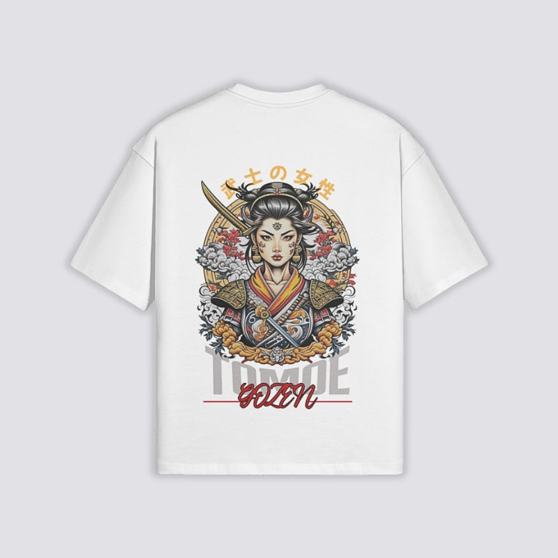 Tomoe Gozen T-Shirt - 巴御前 — Weiß