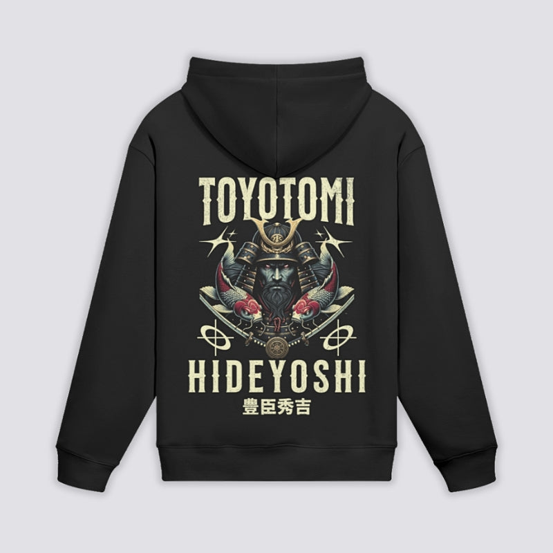 Toyotomi Hideyoshi Hoodie - 天下統一 — Schwarz