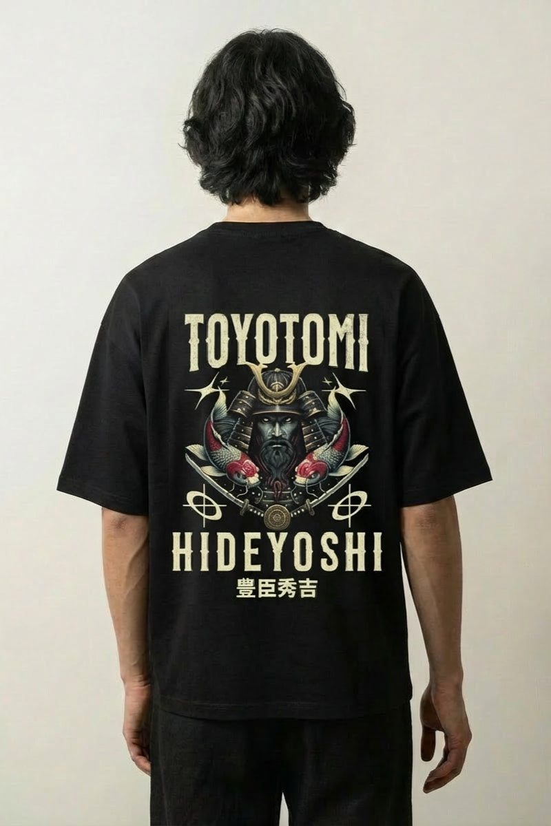 Toyotomi Hideyoshi T-Shirt - 豊臣秀吉 — Schwarz