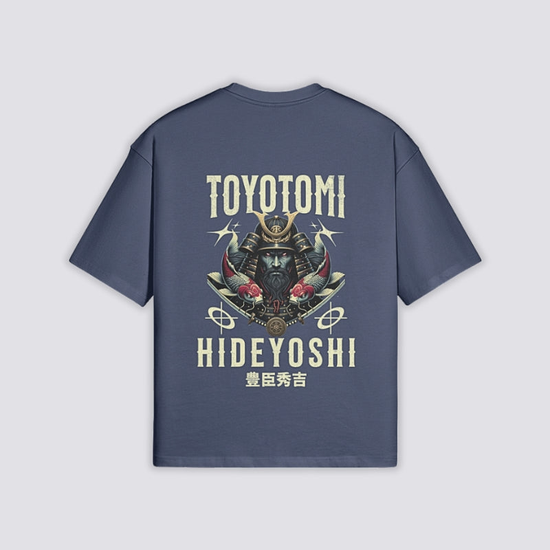 Toyotomi Hideyoshi T-Shirt - 豊臣秀吉 — Schiefergrau