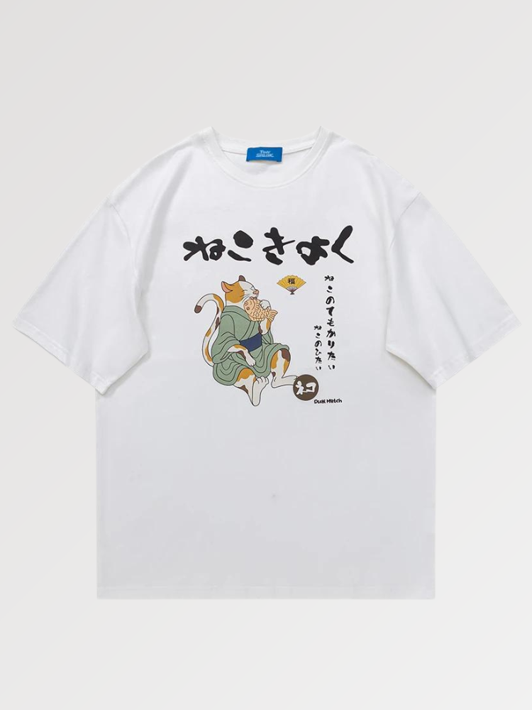 Traditionelles japanisches T-Shirt 'Karatsu' – T-Shirt im Streetwear-Stil für Herren und Damen
