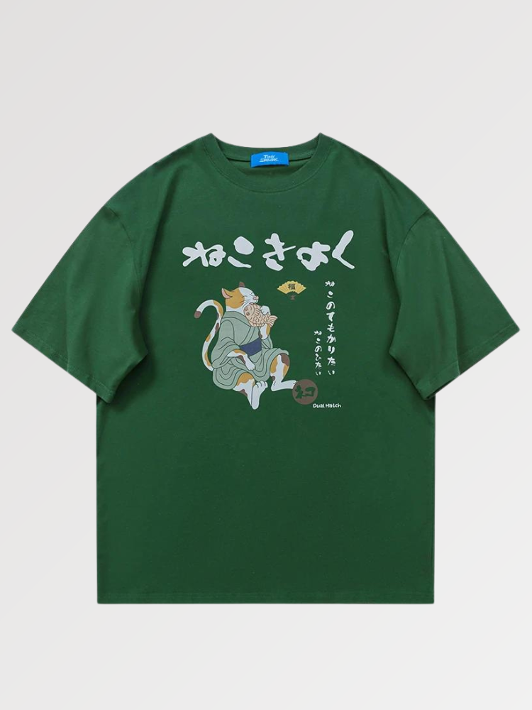 Traditionelles japanisches T-Shirt 'Karatsu' – Oversize, T-Shirt im japanischen Design
