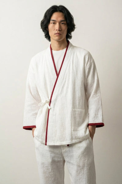 Traditioneller japanischer Pyjama 'Shirobeni'