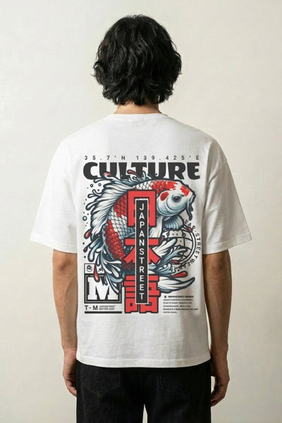 T-Shirt aus japanischer Baumwolle - コットン