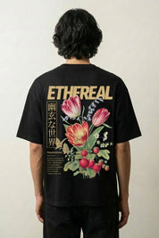Japanisches Blumen-T-Shirt - フラワーズ – Studioaufnahme