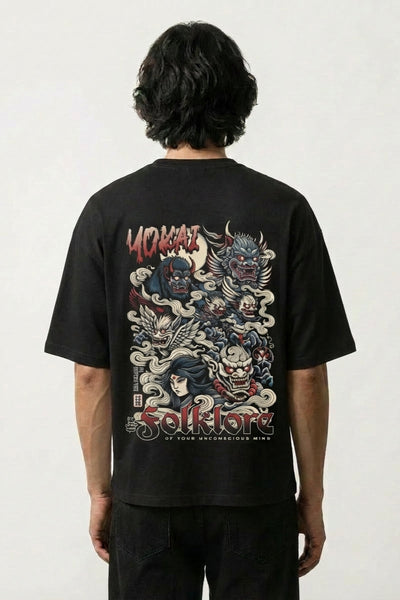 Japanisches Kunst-T-Shirt - みんぞくがく