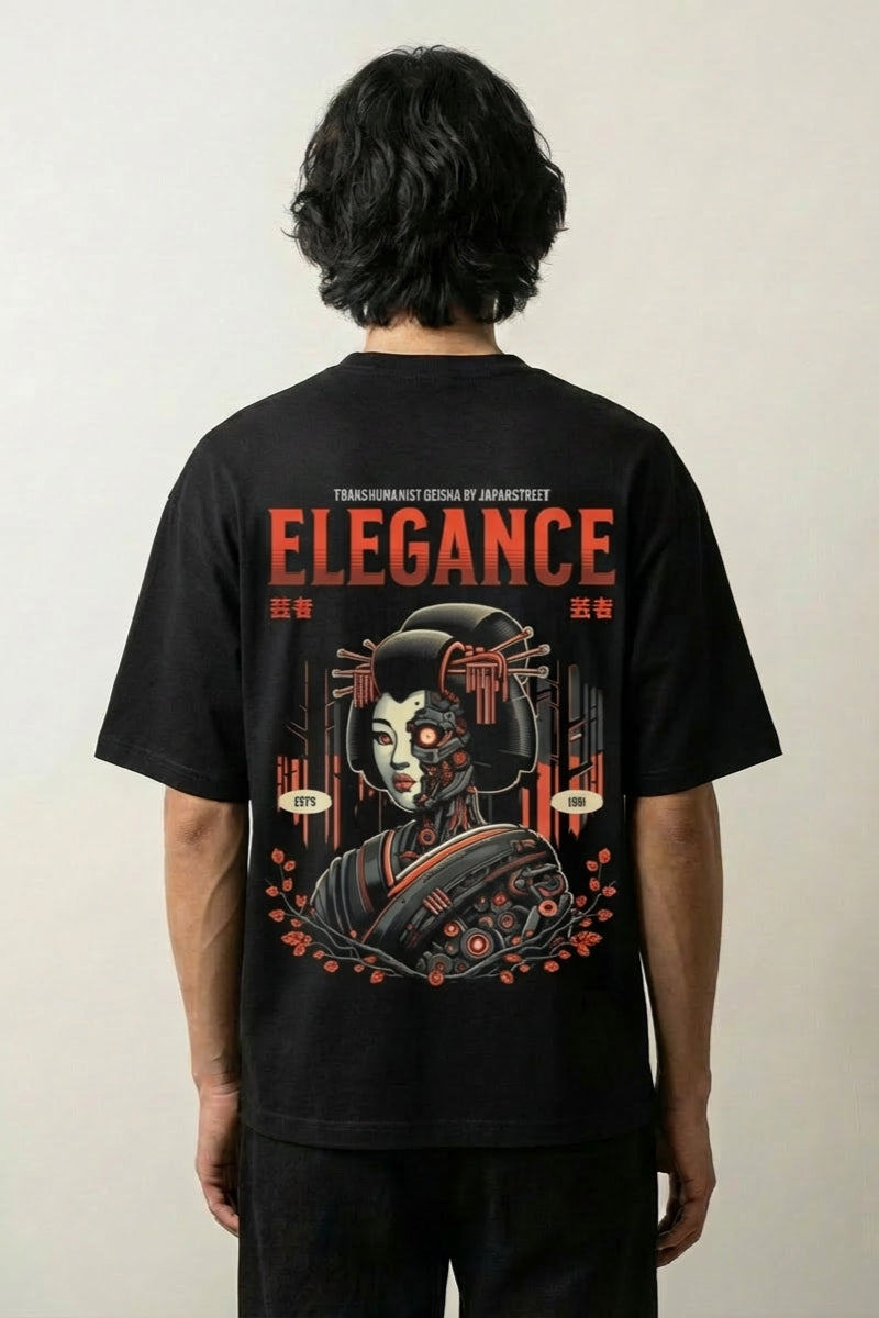 Japanisch inspiriertes T-Shirt - サイボーグ – Studioaufnahme