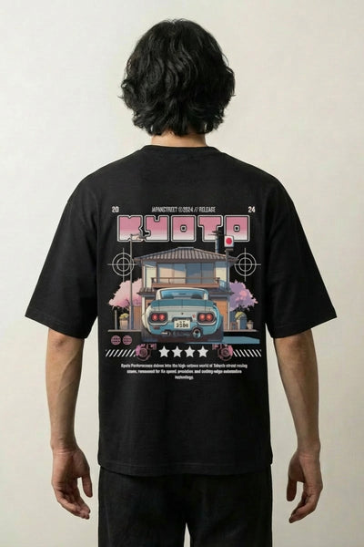 Japanisches Auto-T-Shirt - きょうと