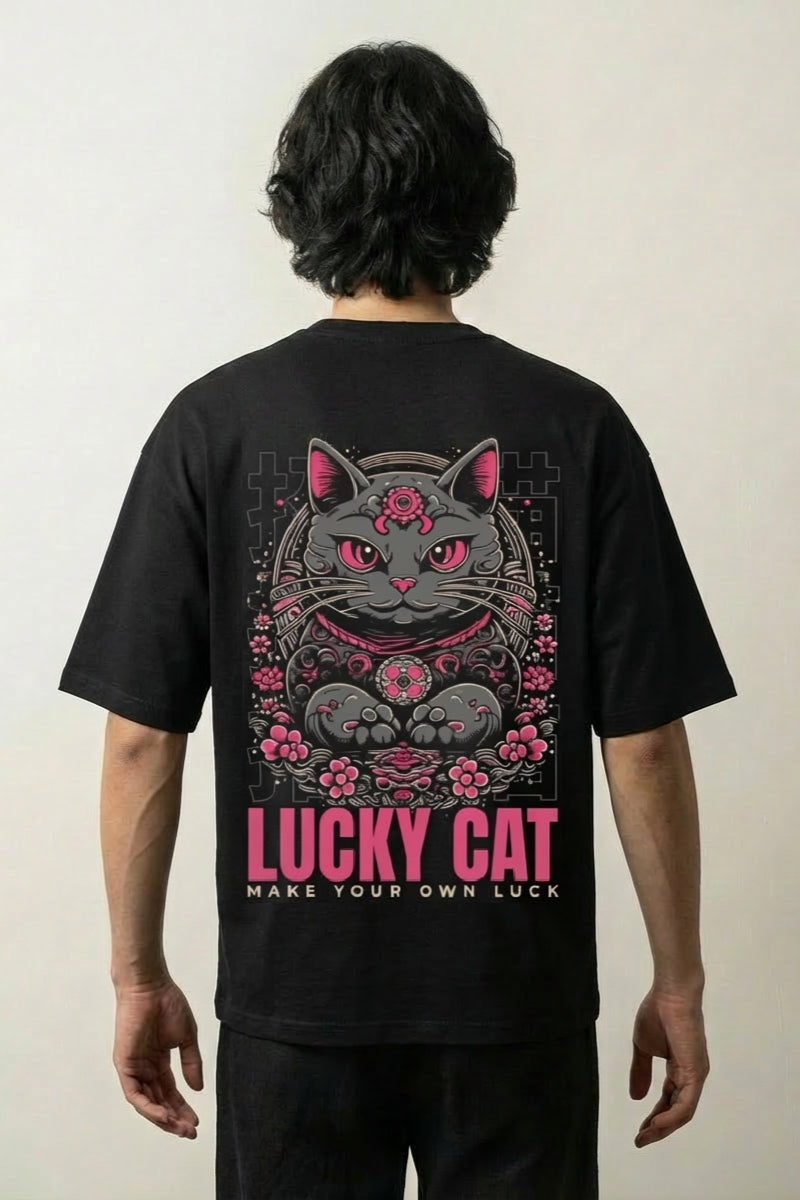 Maneki Neko T-Shirt - 招き猫 – Studioaufnahme