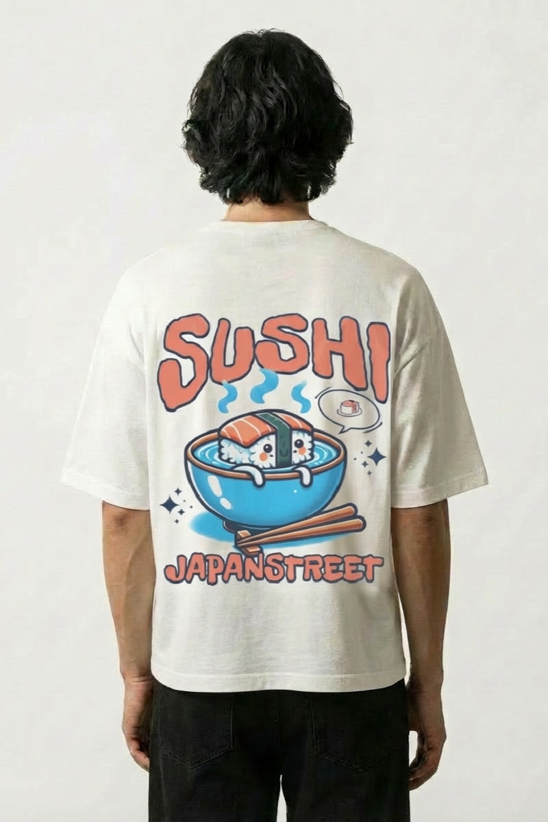 Sushi T-Shirt - サーモン寿司 – Studioaufnahme
