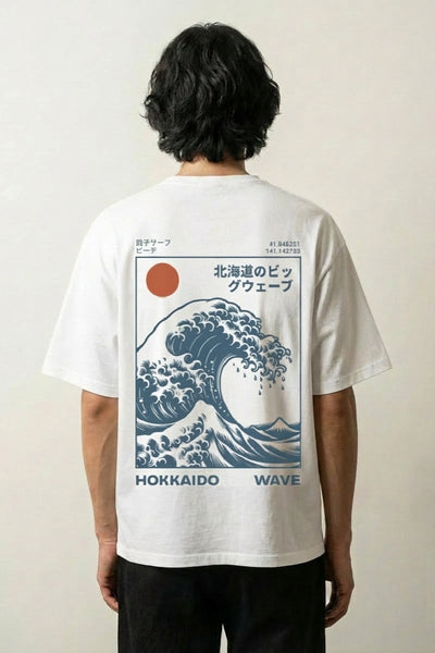 Kanagawa Wave T-Shirt - 葛飾 北斎