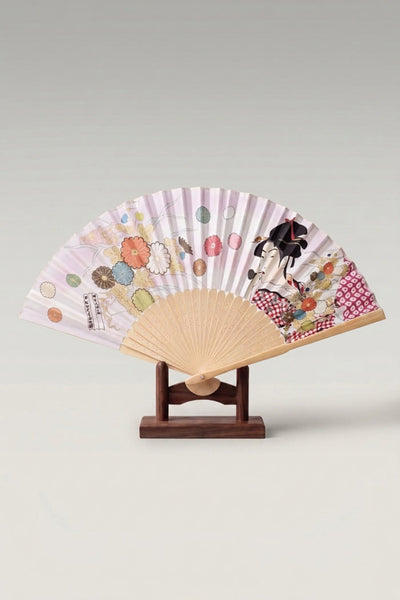 Ukiyo-e-Geisha-Fächer 'Tsushima'