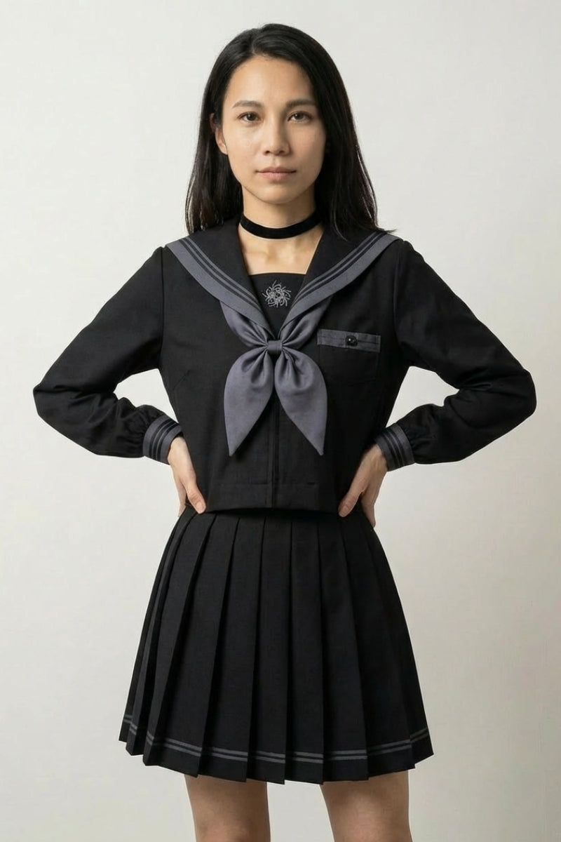 Japanische Schuluniform Anthrazit 'Yoru'