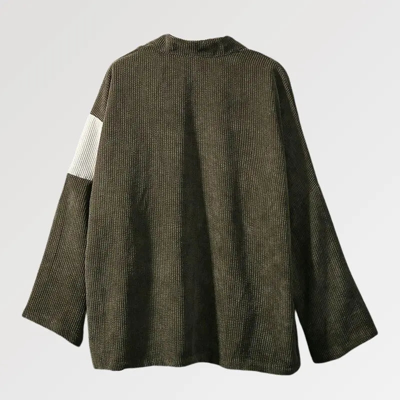 Kimono-Jacke aus Samt 'Akidori' – japanisches Gewand, Kimono im japanischen Design